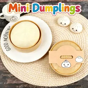 1pc Mini Dumplins Squeeze Toy, Kawaii Squishies, Soft Slow Rebound Sensory Toy, Venting & Relaxing Stress Relief Desktop Gadget, Durable & Unique Design, Relaxation Tool for Adults, Ideal for Office Desk/Bedroom, Perfect as Small