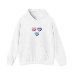 Valentines Candy Hearts Hoodie