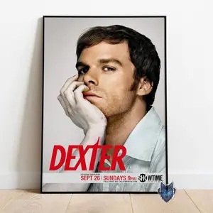Dexter Poster, Dexter Morgan Character Art, Unframed Wall Print, Perfect Gift for Series Lovers, Retro Home Decor, Art Picture Printing Modern Room No Frame
