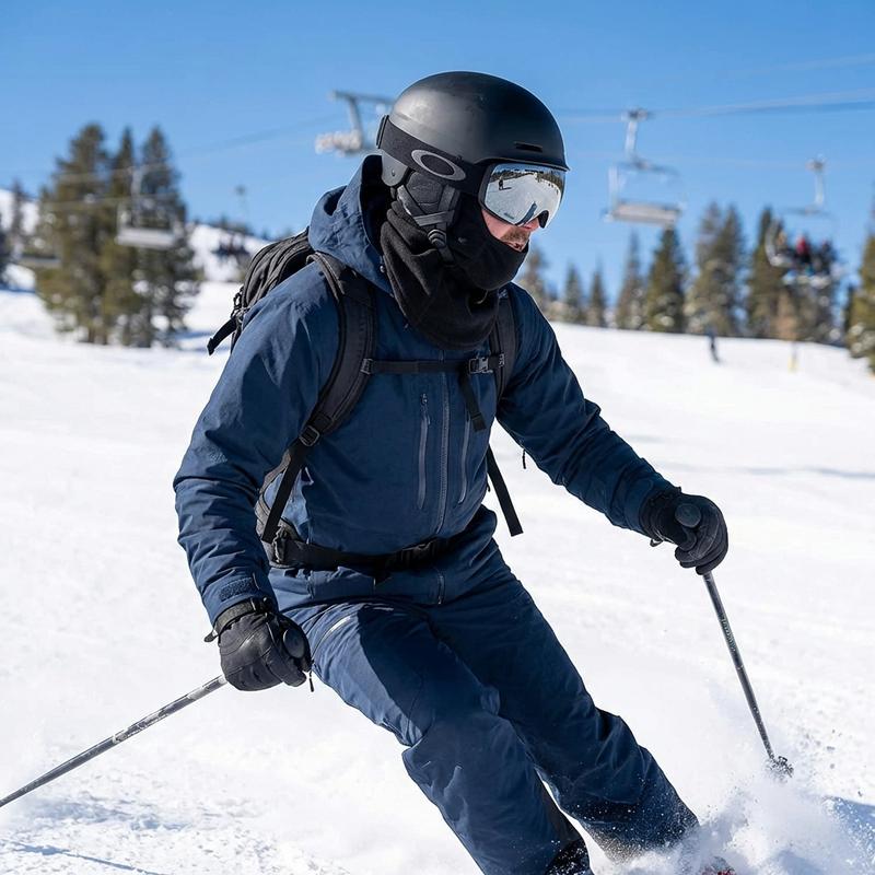 Balaclava Ski Mask for Men & Women - Windproof Fleece Hood Winter Face Mask & Neck Warmer, Thermal One-Piece Pullover Hat for Skiing, Cycling, Motorcycle, Running & Extreme Cold Weather Gear, Soft Breathable Helmet Friendly Head Cover