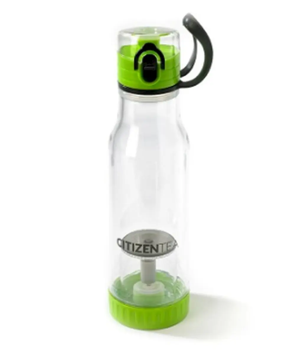 Travel Bottle with Green Cap Infuser