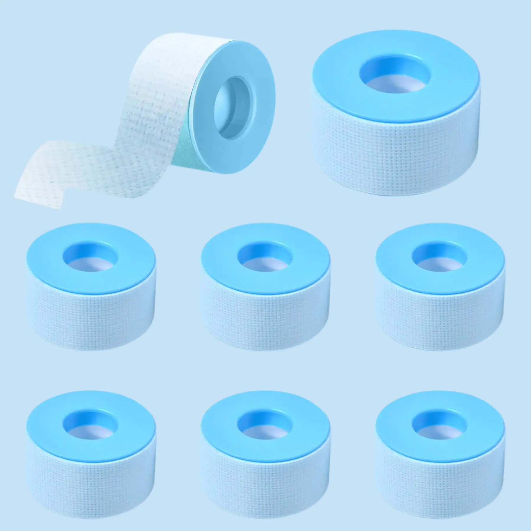 Hypoallergenic Tape - 6 Rolls for Skin Comfort and Relief Makeup Cosmetic