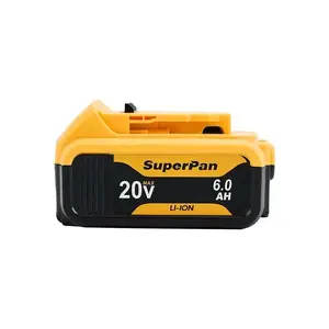 Exceptional 5 - Set of High - Capacity 20V 12Ah Lithium Batteries for 18V DeWalt Tools. Rechargeable