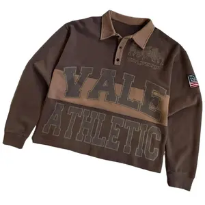 Vale Forever Victory Boxy Long Sleeve Polo, RetroUnisex Heavy Cotton ,Boxy Tee, Gift Him, GiftFor Her,  Athletic Classic Shirts Graphics fittedwith pm  Breathable EmbroideredOversized Menswear Fashion Print Streetwear Stylish Sweatshirt Tops Outfit Tights