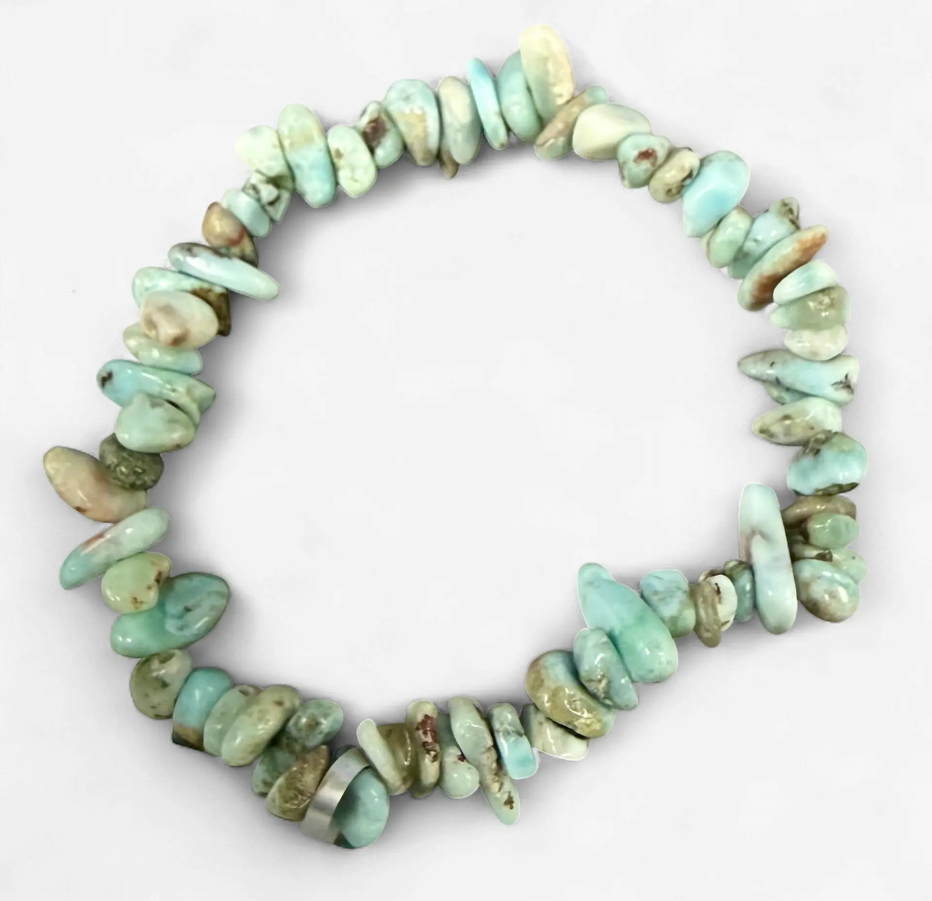 Larimar Chip Bracelet