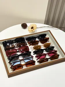 12 Pairs Multicolor Street Style Sunglasses, Casual Uv400 Protection, PC Frame, All Seasons, Fashion Accessory for Travel & Daily Wear