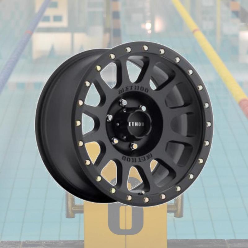 Method Race Wheels  17 x 8.5 in. NV 6 on 135 Bolt Pattern 4.75 in. Back Space, Matte Black