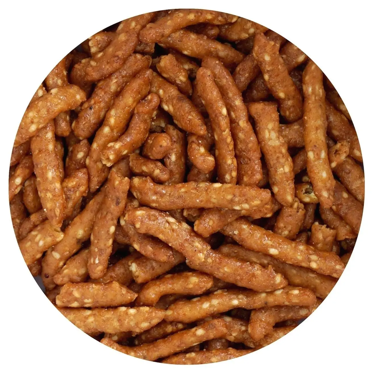 Honey Roasted Sesame Sticks, 1 Pound Bulk Bag, Hampton Distribution