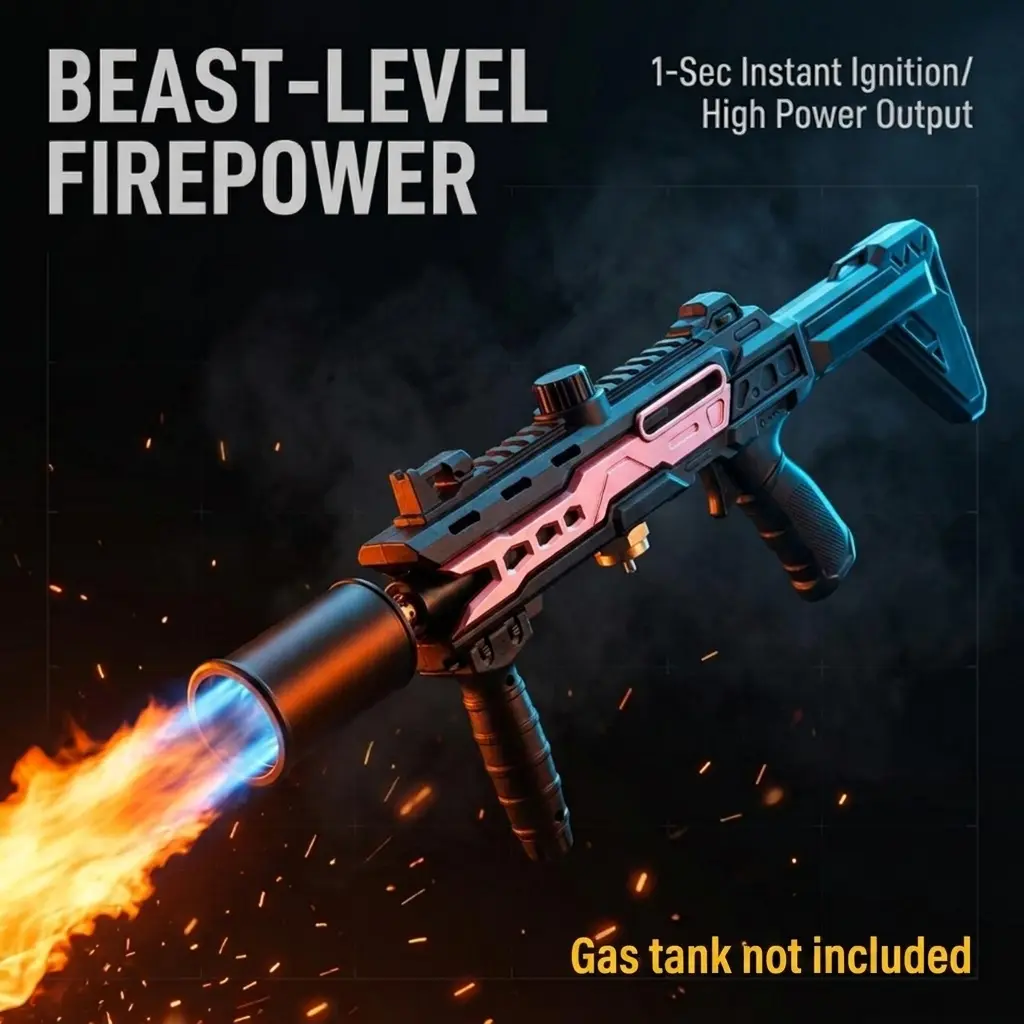 【DealsForYouDays】 Power Grill Torch - Multi-FunctionalPropane Torch Gun for Barbecue, Baking, Pastry Finishing,Campfire, Weeding & Snow Removal Camouflage DesignKitchen Tool [No gas tank included]