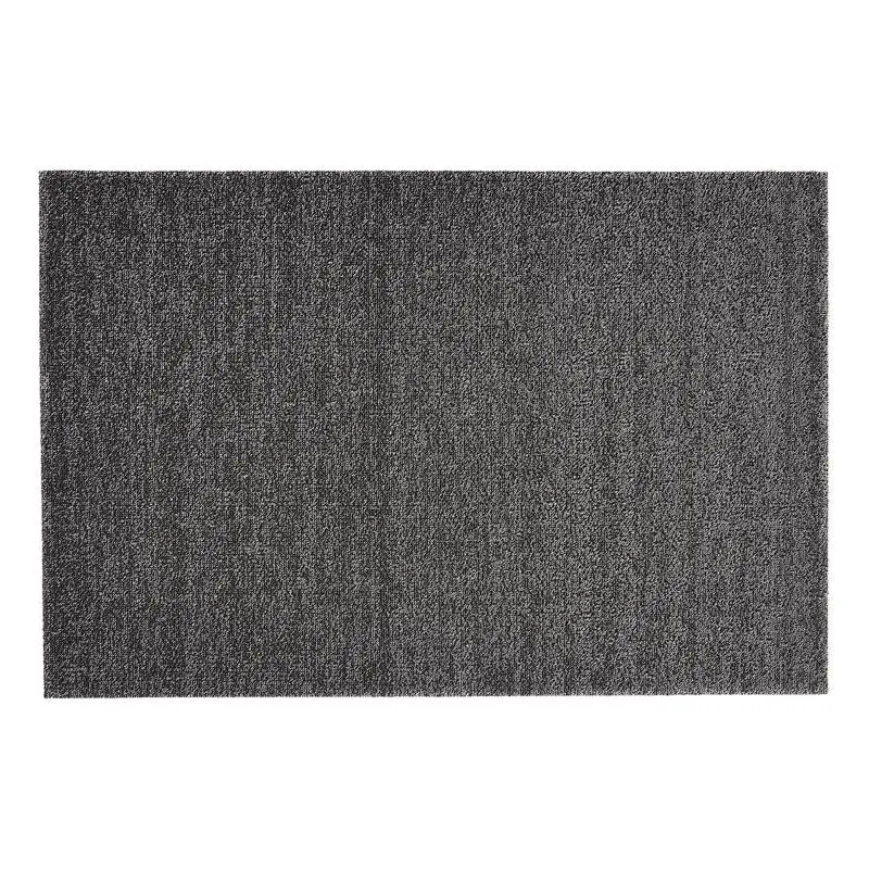 Chilewich 6076443 Rectangle Heathered Shag Vinyl Utility Rug - 36in x 24in, 4.5lbs, Charcoal-Gray, Phthalate-Free, Vinyl Backing, Mildew-Resistant, Quick-Drying, Chlorine-Resistant, No Rug Pad Needed, Indoor Bathroom/Entry & Outdoor Use