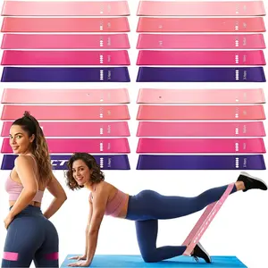 20/100PCS Resistance Bands Bulk Set for Trainers, Small Groups & Fitness Classes, Mini Bands for Glutes, , and Core Workouts, Loop Exercise Bands with Storage Bag,  for Workout Buddies