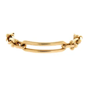 Pre-owned Tiffany & Co. Hardwear Elongated Link Bracelet 18K Yellow Gold by Rebag