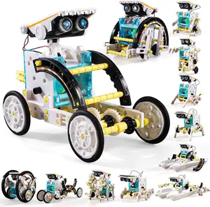 12 in 1 Solar Robot Kit STEM Toy  Educational Building Set for Science Learning and Birthday Gift