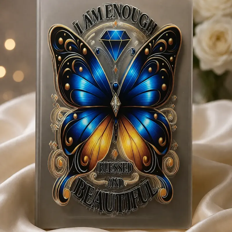 I Am Enough UV DTF Journal Transfer
