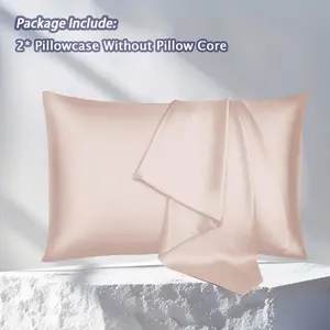 Satin Silk Pillow Covers,Lightweight and Breathable,Home Decor Accent,Super Soft and Cozy,Skin & Quality Sleep Softer Silk Pillow Cases, Wrinkle-Free, Smooth and Cooling Satin Pillowcase No Pillowcase