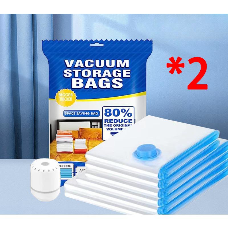 Transparent Airtight Vacuum Storage Bags,18 Pack Vacuum Storage Bags, Blue Transparent, Airtight Dust Moisture-Proof, Ex
