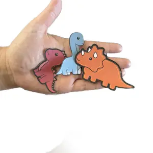 Matte Finish Dinosaur Stickers - Pack of 3