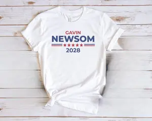 Gavin Newsom 2028 T-Shirt, California Shirt, Anti Trump Shirts, Gavin Newsom T-Shirts, Gift for Him, Support Gavin T-Shirts