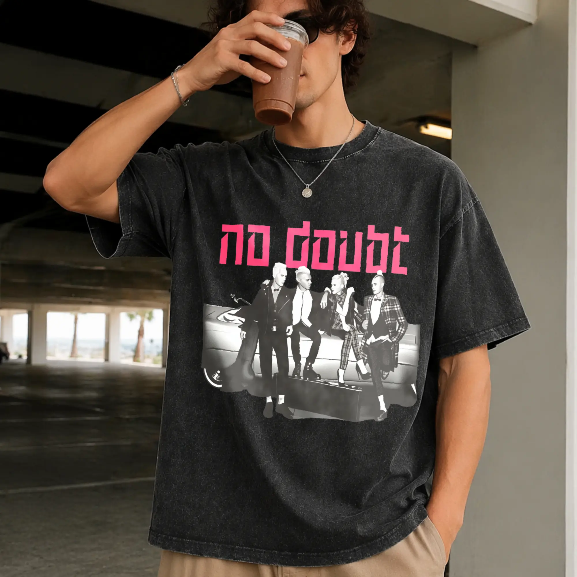 No Doubt Roadshow L.A. Event T-Shirt, Vintage No Doubt Band Tee, Black and White Rock Concert Shirt, Gwen Stefani Fan Gift