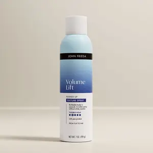 John Frieda Volume Lift Pushed-Up Texture Spray, Texture Hair Spray, 7 oz Curl Mousse Highlights
