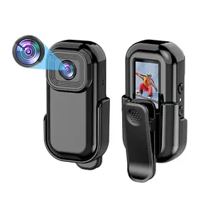Portable Clip-on Design Mini WiFi Magnetic Action Camera, HD Wide-Angle Shooting Camera, Outdoor Sports Video Recording Camera, Law Enforcement Grade Image Quality Camera, Vlogging Camera
