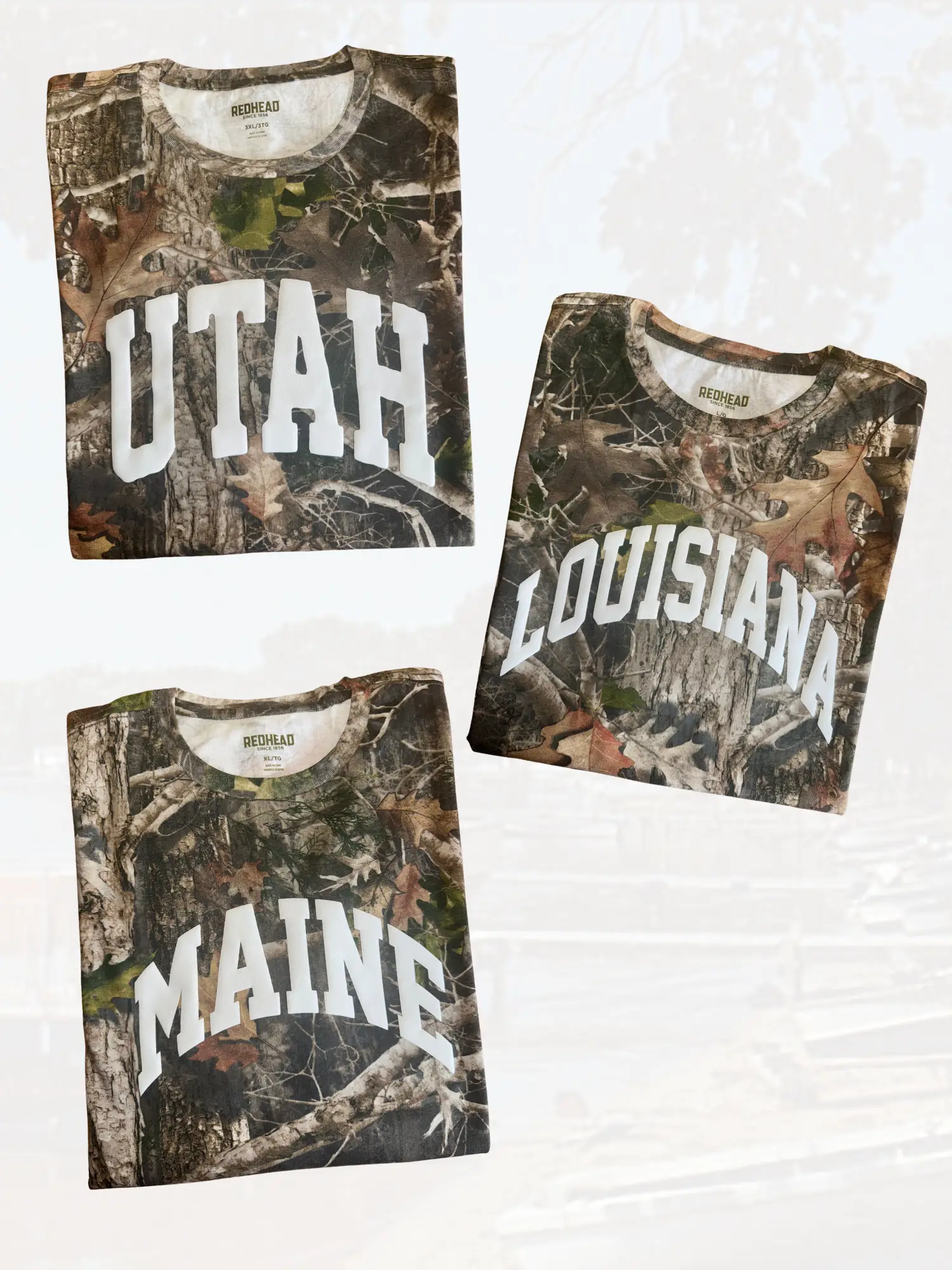 Camo "STATES" Custom Casual Cotton Streetwear Tshirt Fashion