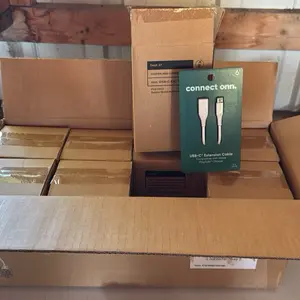 onn. 6ft USB-C Cables (24-Pack) for Mobile Phones, Smartphones, Electronic Devices - Fast Charging USB-C Extensions