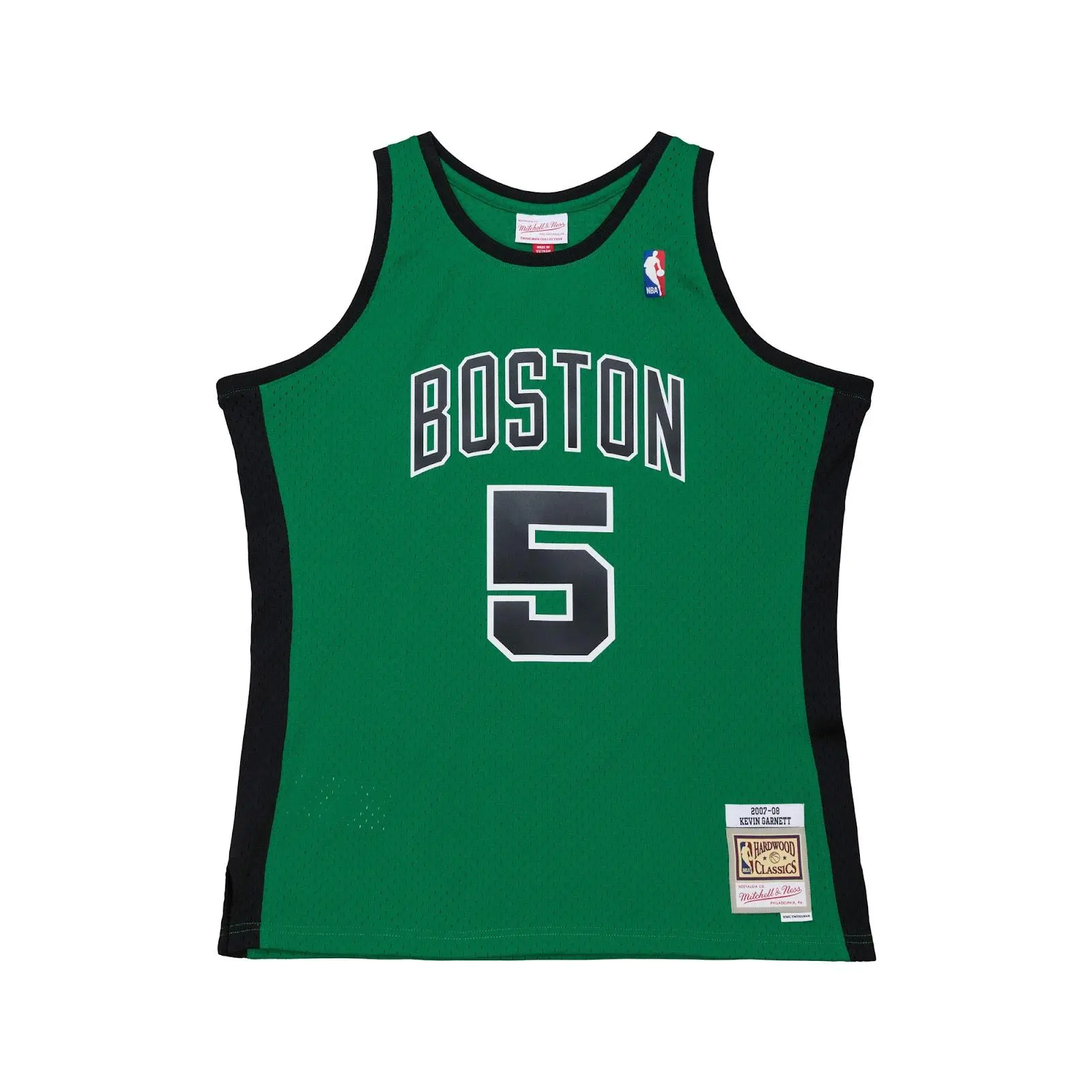 Kevin Garnett Boston Celtics 2007-08 Kelly Green Swingman Jersey NBA Throwback Basketball Hardwood Classics Fan Gear Mitchell & Ness