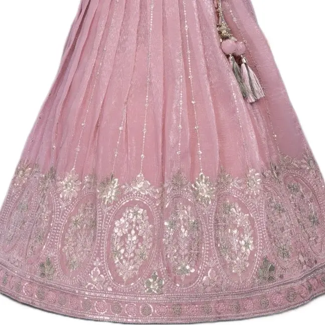 Baby Pink Lehnga Choli for kids, avaibale in all size from age 4 to 14 years
