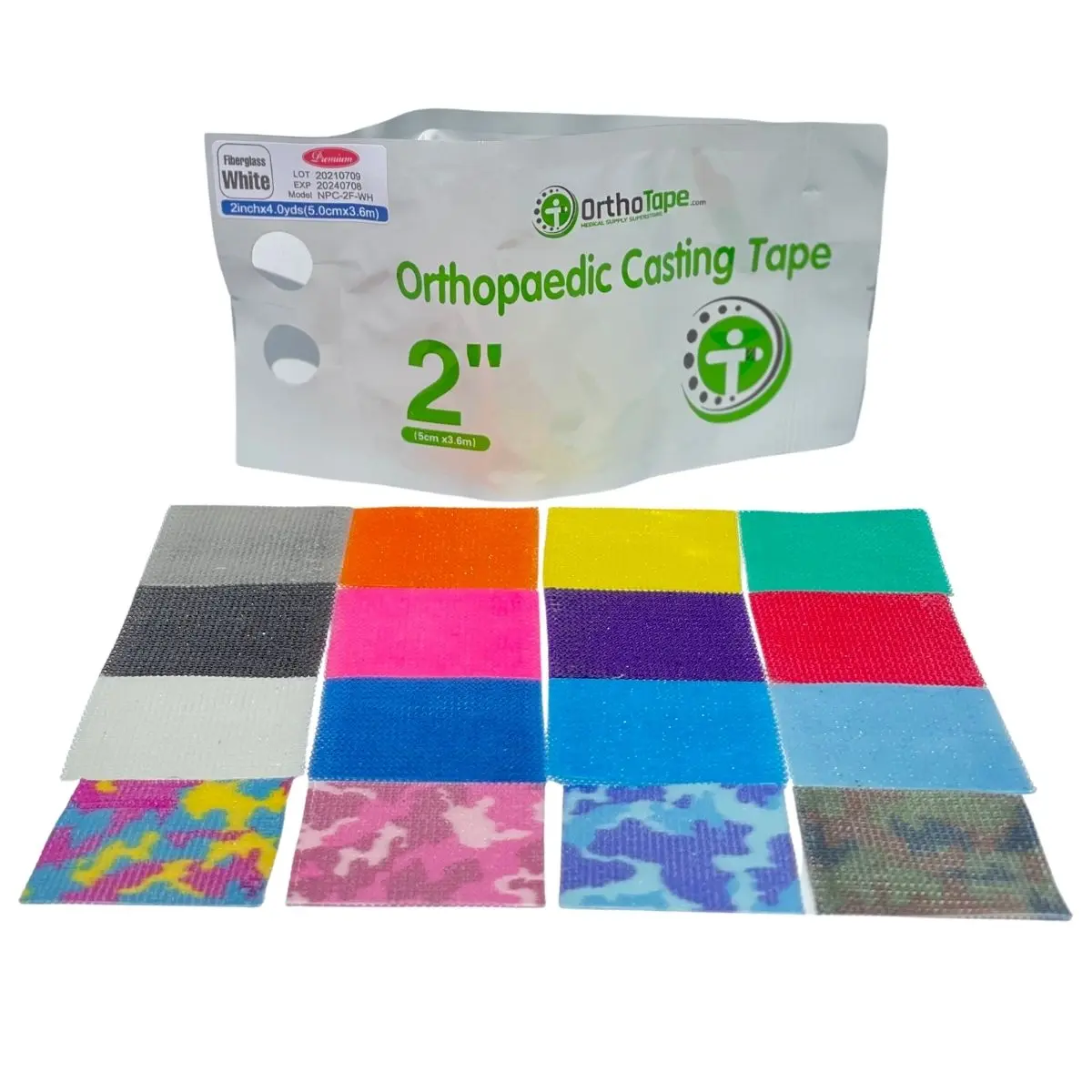 OrthoTape Premium Fiberglass Casting Tape |2 INCH - 1 ROLL |