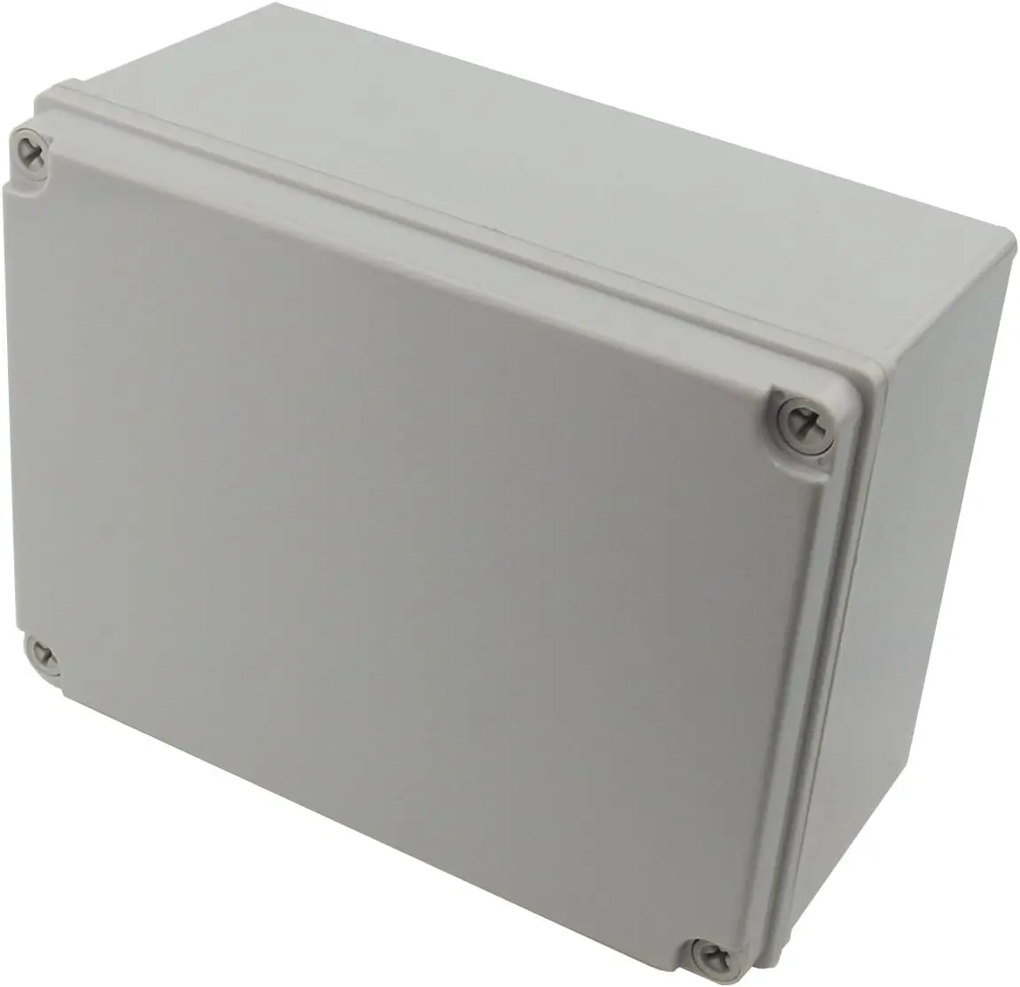 IP65 Waterproof Dustproof Rectangular Plastic Junction Box Cover, 8"x6"x4" DIY Installation Enclosure, Outdoor Safe Electrical Equipment Housing, Rectangle
