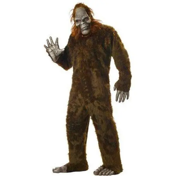 Big Foot - Faux Fur - Brown - Costume - Adult - One Size