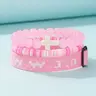 WWJD Beaded Bracelet, Fashionable Cross Charm Decor Beaded Bracelet for Women & Men, Trendy All-match & Exquisite Jewelry for Birthday Gift, Stackable Bracelets, Stackable Bracelet Set, Beaded Bracelet Sets
