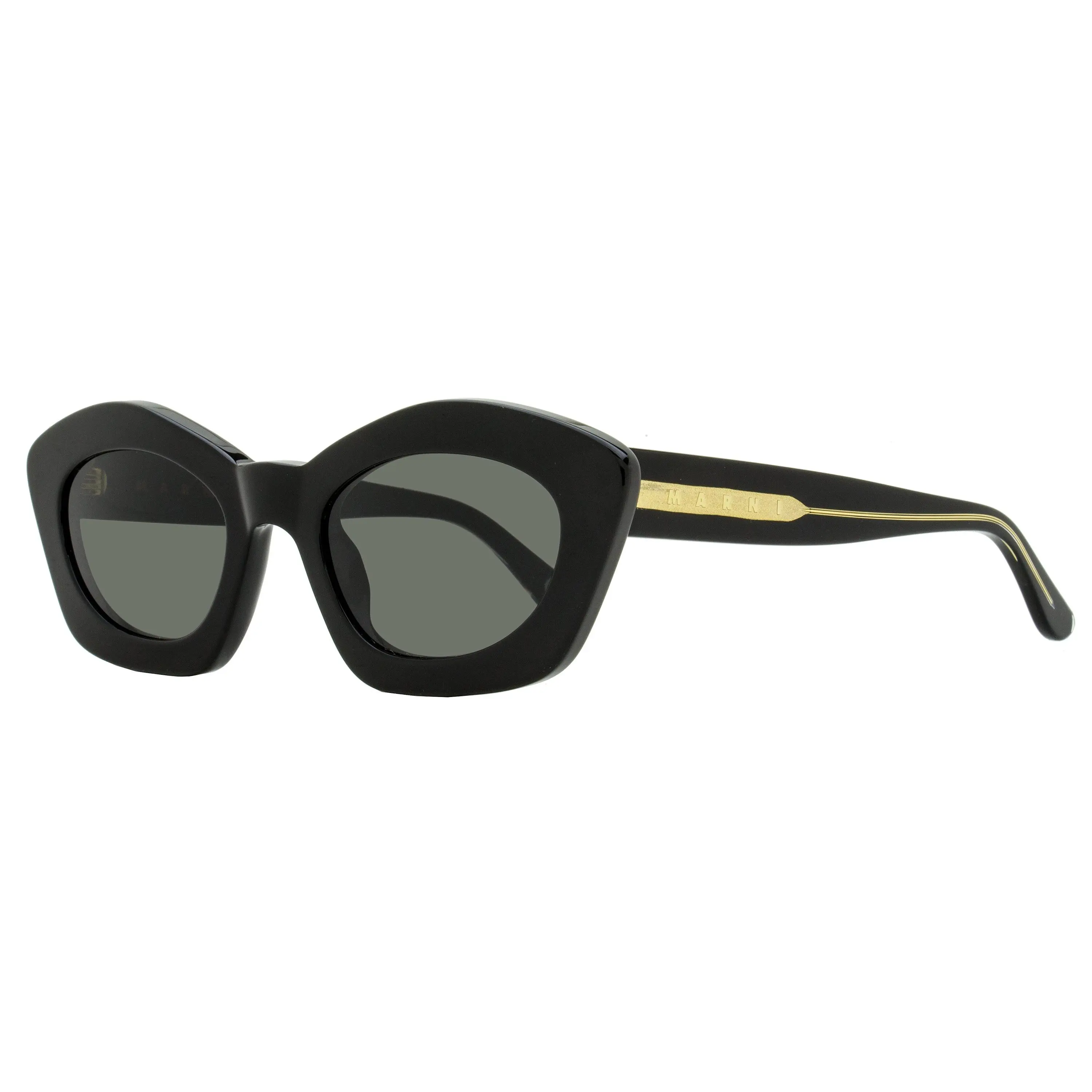Marni Cat Eye Sunglasses Kea Island EWS Black 53mm