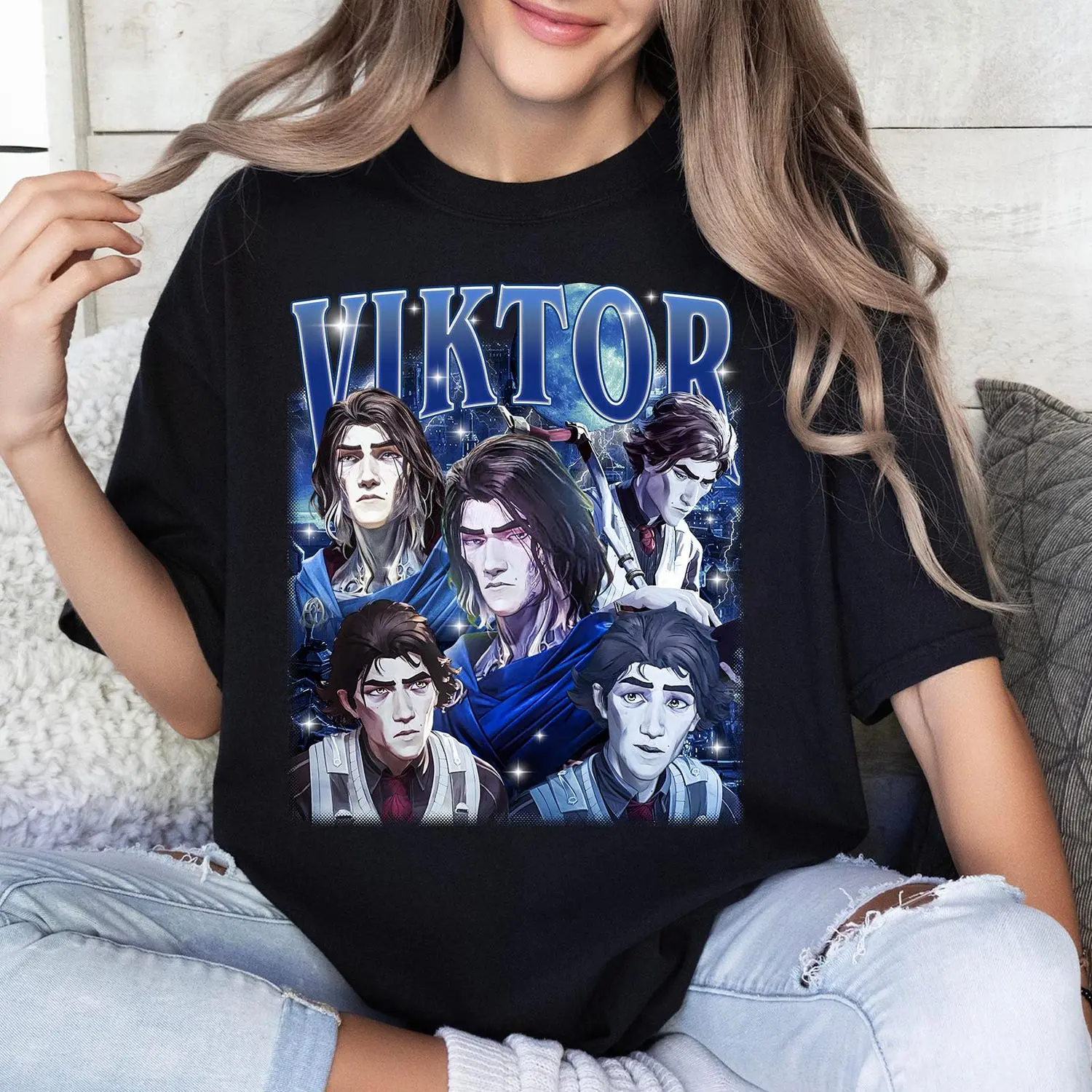 Viktor Arcane Glorious Ovulation Shirt, TV Series Unisex T-Shirt, Arcane Merch, Graphic Tee Y2K 90s Retro Celebrity Crush Movies Bootleg Tee