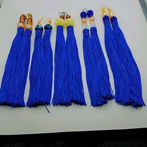 Handmade Tassel Earrings with Vibrant Colorful Beads for Women's Fashion Accessories Ideal for Casual & Formal Looks Versatile Jewelry Enhance Your Style Elegant Design