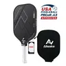 ALLWAKE Pickleball Paddles - USA Pickleball Approved, 16MM T700 Carbon Fiber, Lightweight Honeycomb Polycore (Pickle Ball Core), Cushioned Comfort Grip, Fully Encased Edge for Larger Sweet Spot, Lightweight Honeycomb Core