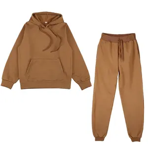 New Men Women Tracksuit Hoodies Casual Solid Color Thick Pullover and Long Pant 2-Piece Set Men Autumn Fleece Jogger Sports Suit Does not apply Does not apply