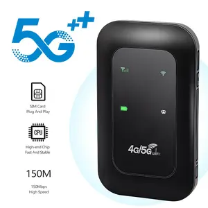 5G Mobile Hotspot Portable WiFi Hotspot for Travel Ultra High Speed Pocket Hotspot Device Travel Router Pocket Size Hot Spot Wifi Portable