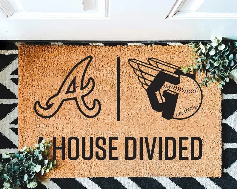 Custom House Divided Coir Doormat