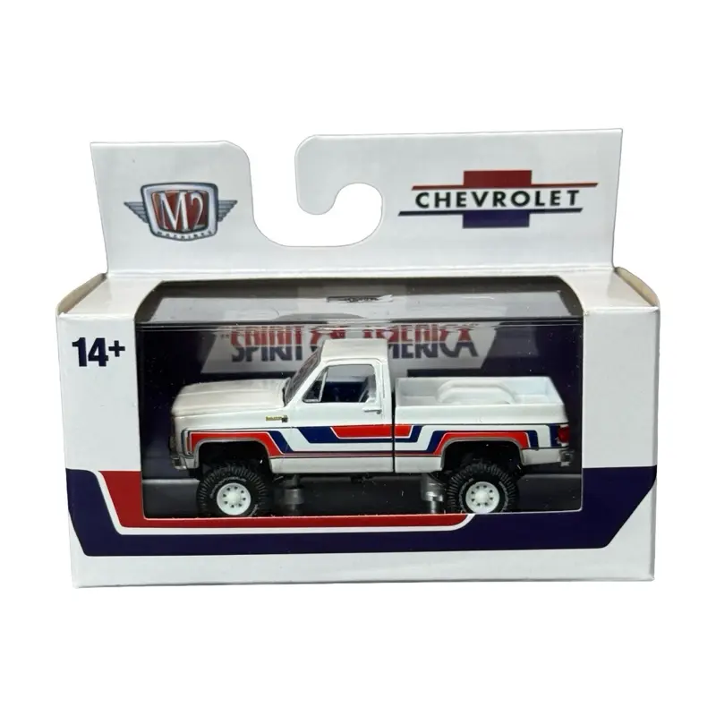 M2 Machines 1976 Chevy K-10 Spirit Of 76 4x4 White Pickup Truck Limited Edition