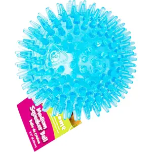 Medium Squeaker Ball Dog Toy 3.5 Inch, Colors Vary, Suitable for All Breed Sizes