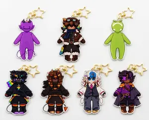 Unstable Universe MCYT Yt Translucent Acrylic Keychains, YT portable universe & lifesteal smp acrylic keychain, gift friends