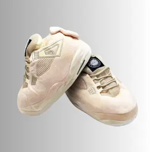 Sneaker Inspired Comfortable Plush House Shoes Slippers - One Size Fits Most US Sizes 4-10