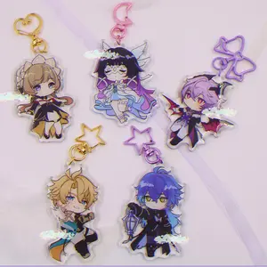 Genshin Impact - Columbina, Sandrone, Flins, Varka, Durin Nod Krai keychain charms