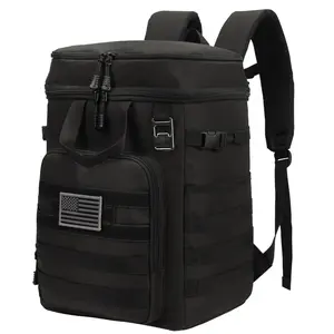 HP hope Insulated Cooler Backpack, Soft Cooler Bag,Leakproof Ice Chest Backpack, 30L Dual Insulated Compartments, Multi-Pocket Storage, Waterproof Bag for Summer, Beach, Camping, Hiking, Fishing, Angling, Boating, Outdoor, Portable Cooler Pack