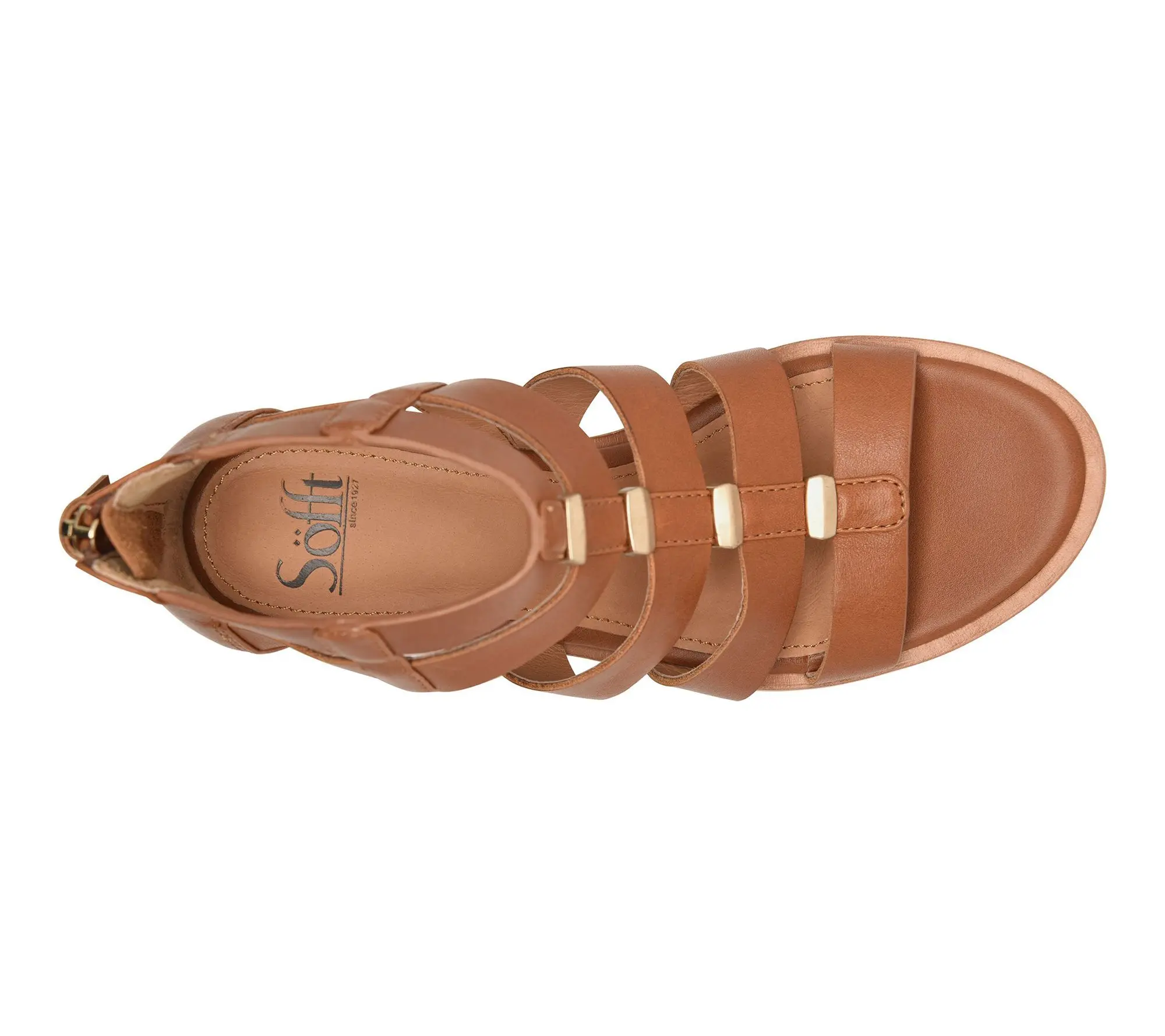 Sofft Heeled Leather Gladiator Sandal - Coco