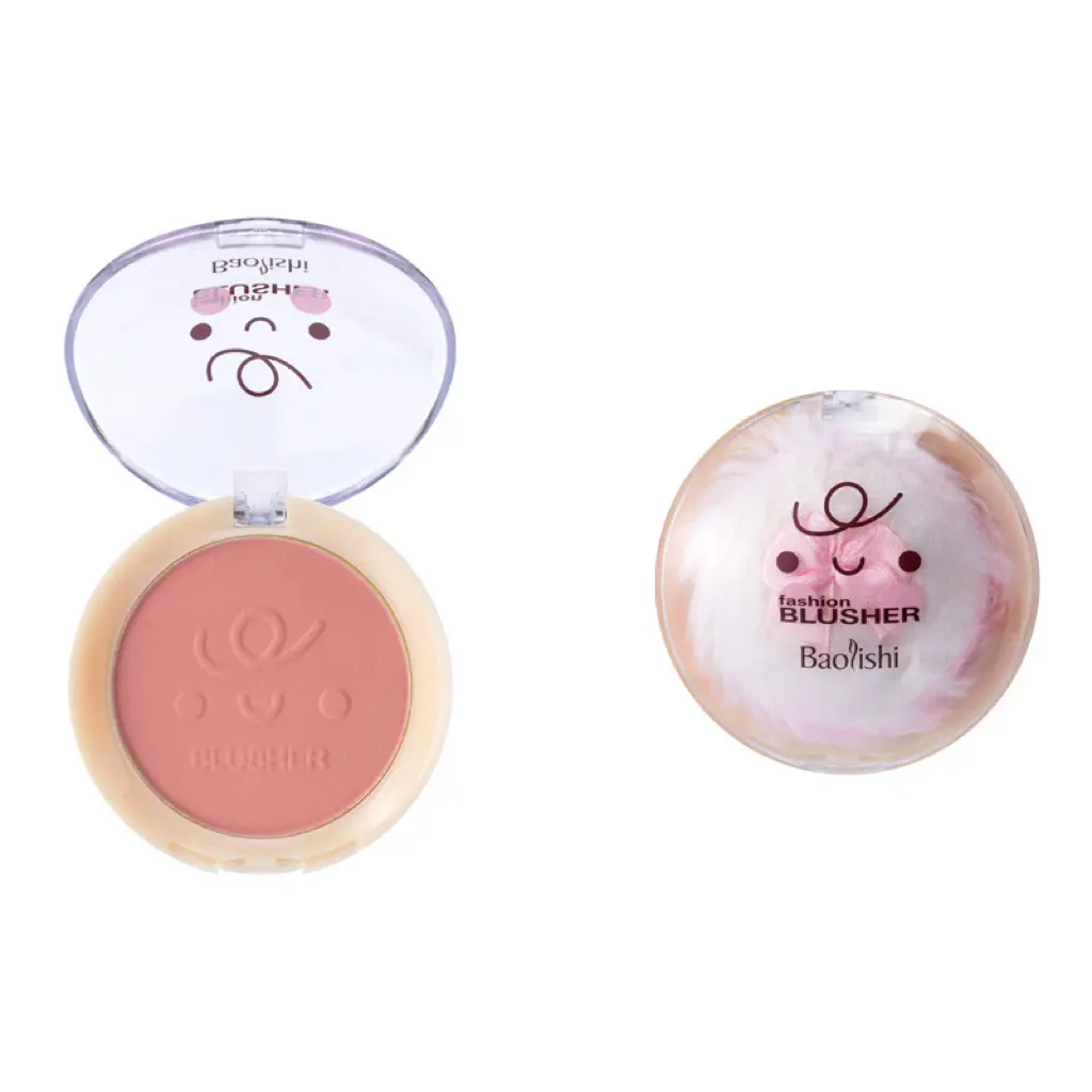Gentle Matte Single Blush, Vibrant Embossed Face Powder in Peach, Orange & Pink Shades - Beauty Cosmetics for a Natural Finish, Makeup, Friends, Valentine's Day, Face Makeup, Adults