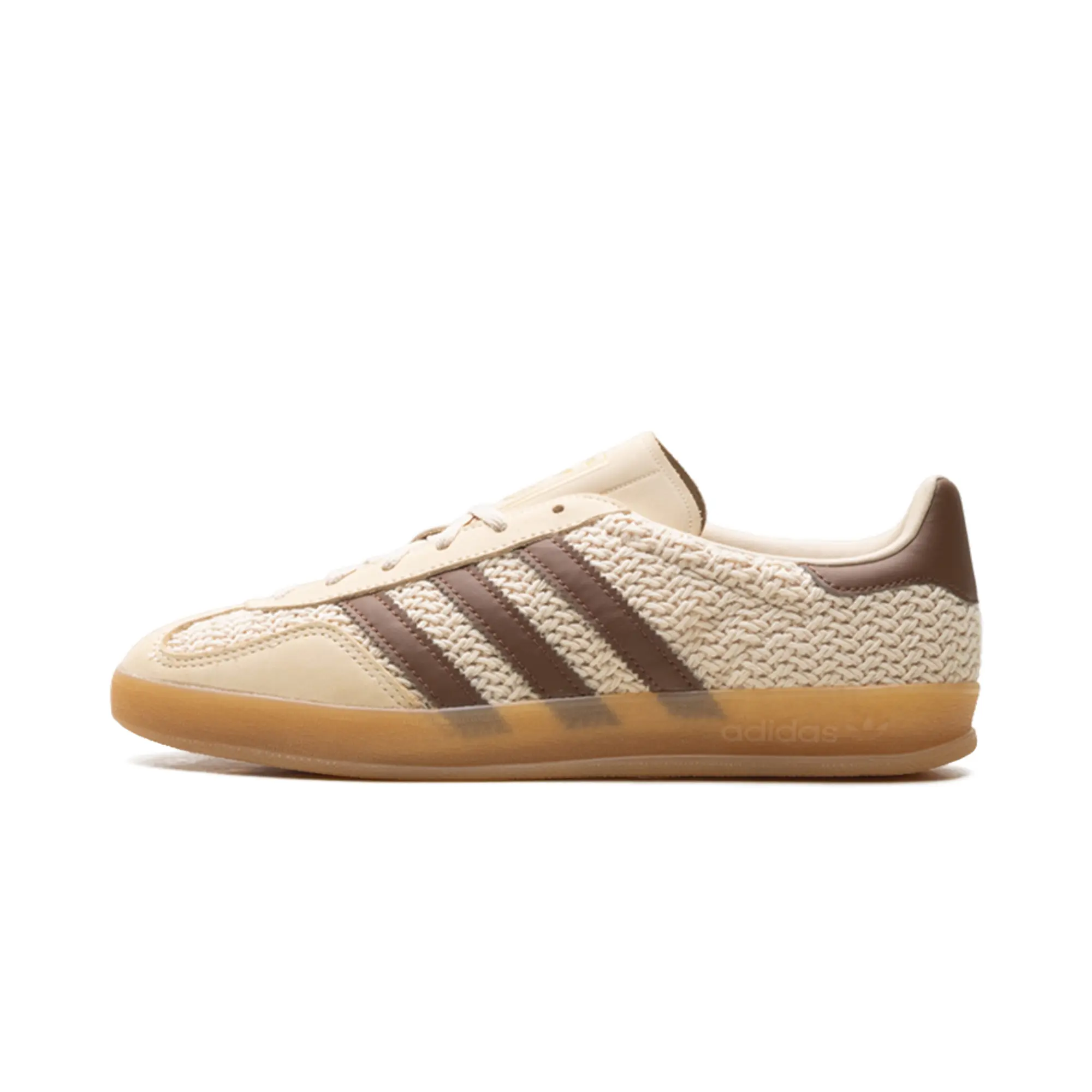 Gazelle Indoor "Cream/Brown Knit" JS1418
