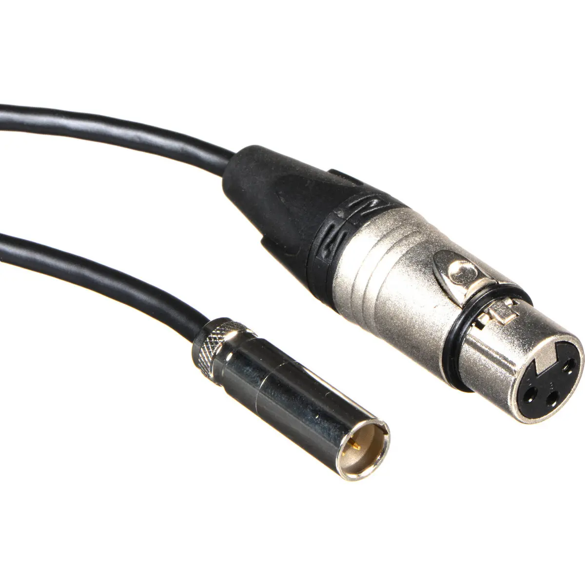 Blackmagic Design 19.5" Mini XLR Cable for Video Assist 4K Camera Monitor, Set of 2